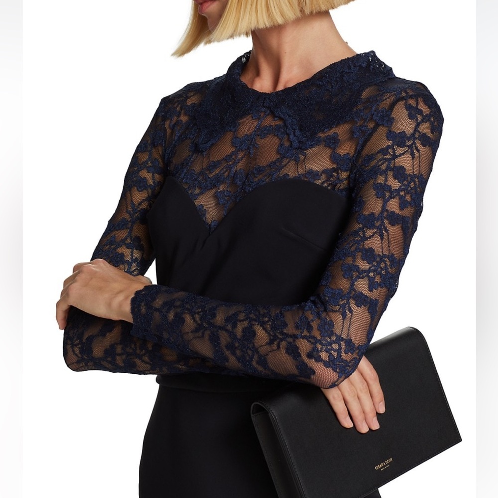 Chiara Boni La Petite Robe Lace Body-Con Cocktail Dress - Picture 3 of 11
